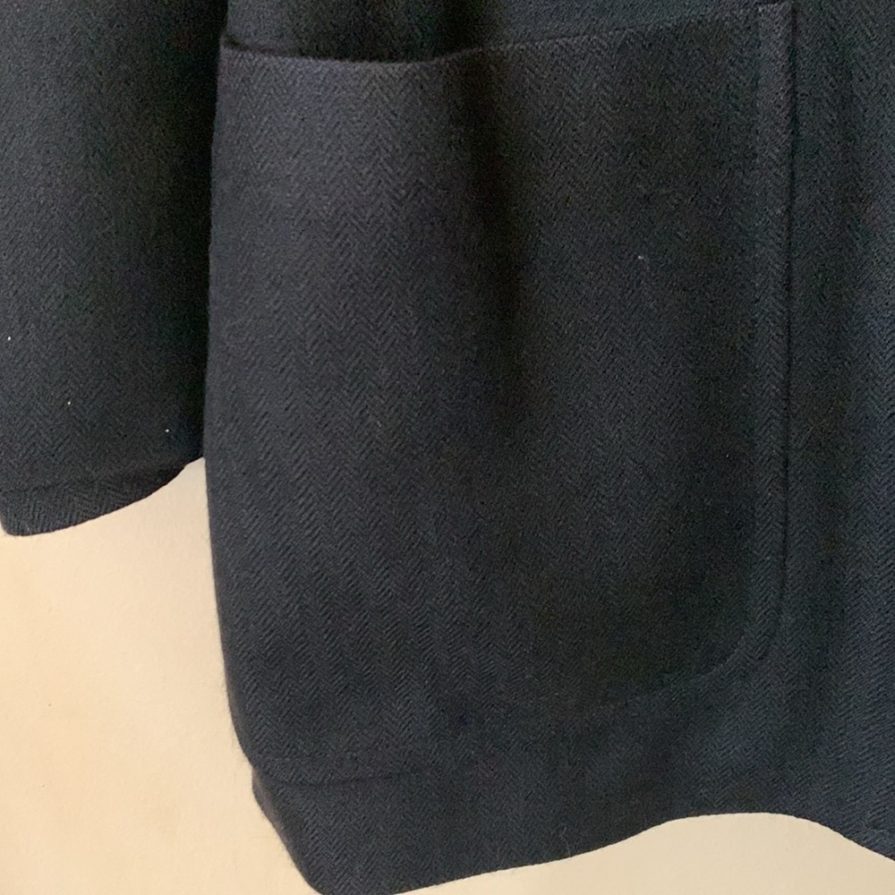 SFI femme for Nordstrom black camel hair oversized blazer size 10 - Picture 6 of 8